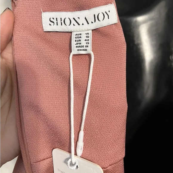 NWT $295 Shona Joy Luxe Cocktail Frill Dress - Rose Size 10 SJ3499 - Picture 9 of 12
